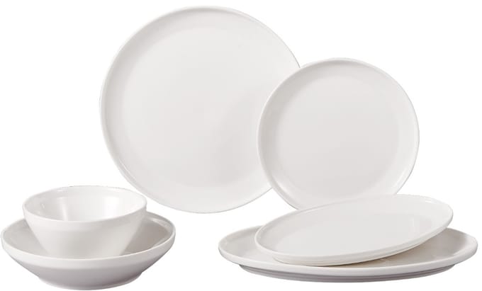 Mulex Sara Serviesset - 27-delig - Wit - Porselein