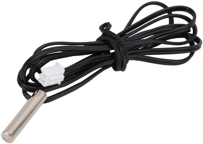 Temperatuursensor - Thermokoppel probe - Industriële meting - Roestvrijstaal waterdicht - -30 tot 105C