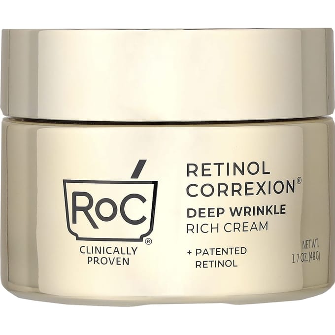 RoC, Retinol Correxion®, Diep rimpelverminderende crème, 48 g (1,7 oz) white