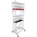 Krause rolsteiger ProTec - aluminium - werkhoogte tot 6,3 m - draagvermogen tot 200 kg/m² - met platform