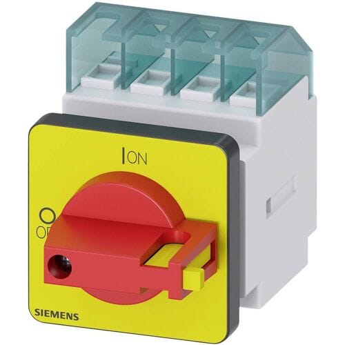 Lastscheidingsschakelaar Rood, Geel 3-polig 6 mm² 16 A 690 V/AC Siemens 3LD20220TK13