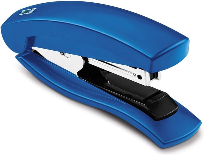 Platte nietmachine - 30 vellen nietvermogen - blauw