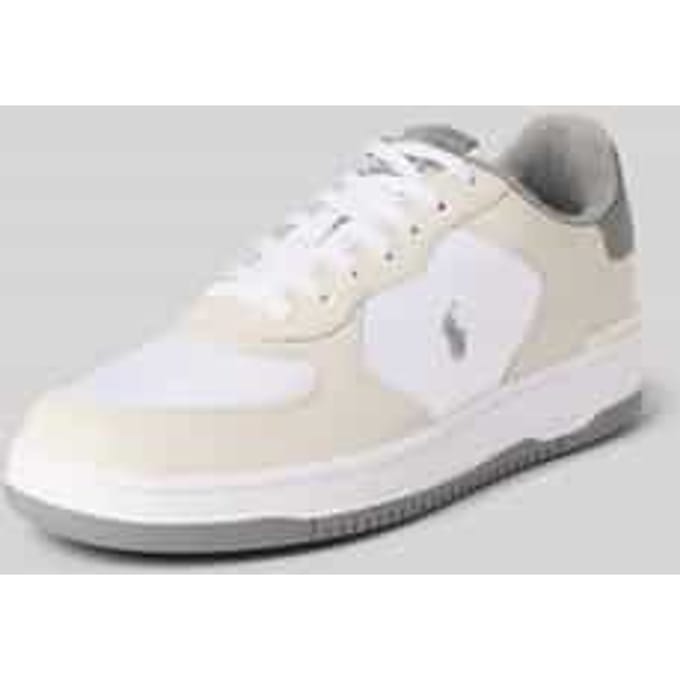 Low-top-sneakers van leermix Model 'MASTERS'