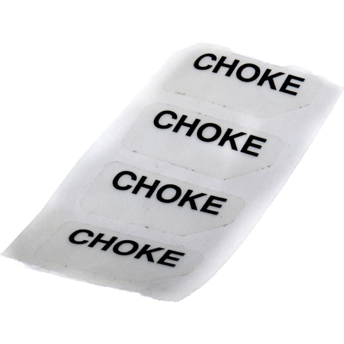 Sticker choke
