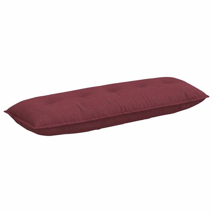 vidaXL - Rugkussen - Wijnrood - 200 - x - 19 - x - 50 - cm - Stof