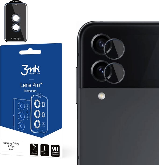 Samsung Galaxy Z Flip4 - 3mk Lens Protection Pro Black