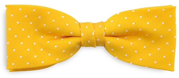 Sir Redman - Strikken - strik Micro Dots - geel - geel / wit
