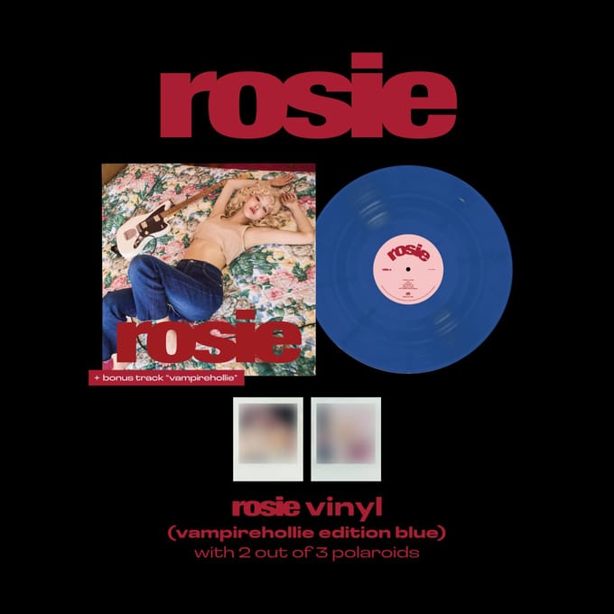 ROSE - premier album studio [rosie] vinyle (édition vampirehollie bleue) beige