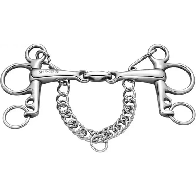 Paardenbitten Sprenger pelham double brisure