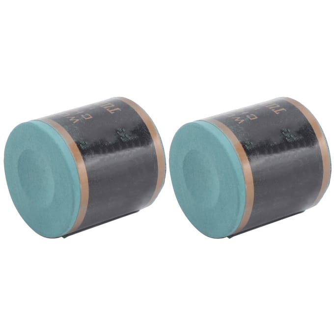 2 stuks biljartkeupunten, krijt, antislip, pooltafelstokkrijt, biljartaccessoires(Donkergroen ) donkergroene kleur