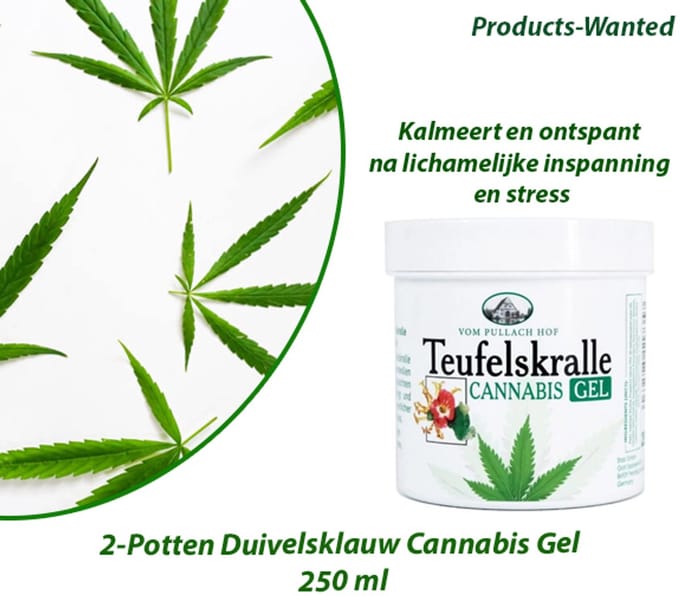 3-Potten Duivelsklauw Cannabis Gel 250 ml