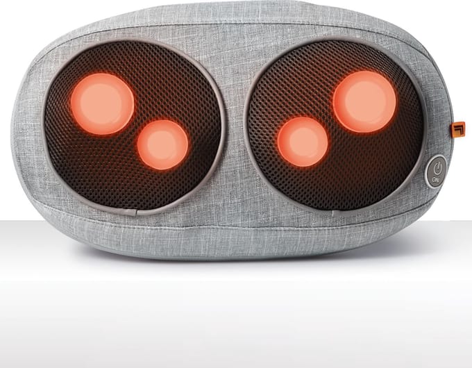 Sharper Image - Shiatsu Massagekussen - Met extra warmtefunctie