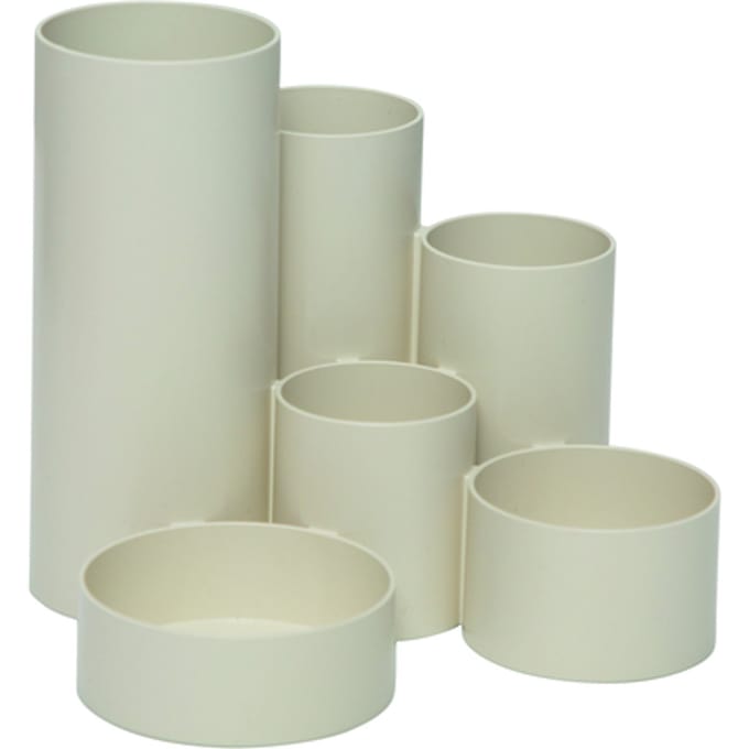 MAUL Pennenkoker MAULtubo Recycling kunststof 15.3 x 15.2 x 12.6 cm wit