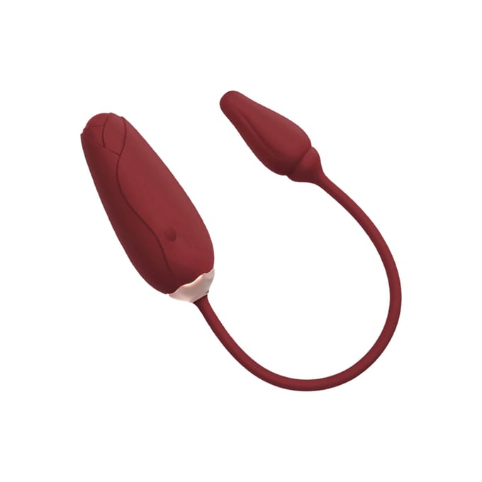 Viotec - Flora - Draagbare Vibrator met App Bediening - Wijnrood - Om Te Dragen in je Slip