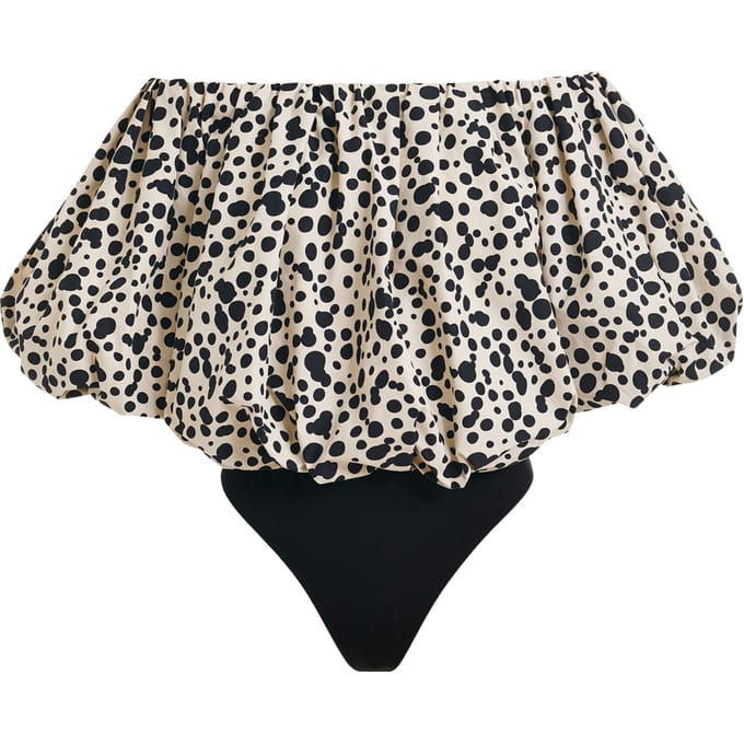 Essentiel Antwerp Puffy Top W/bodysuit Tops Off White Jint