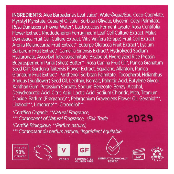 1000 Roses, Crème de Nuit Fortifiante, Peaux Sensibles, 50G (1.7 oz) white