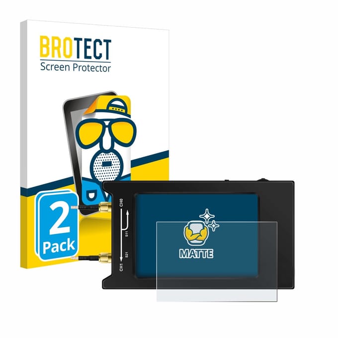 BROTECT - Screenprotector voor NanoVNA H4 - Folie Beschermfolie matte 2 Stuks