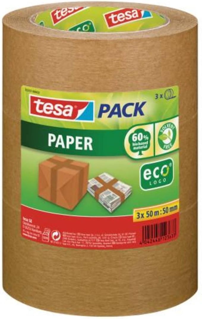 TESA Verpakkingstape Eco 50mx50mm - 18 x 3st