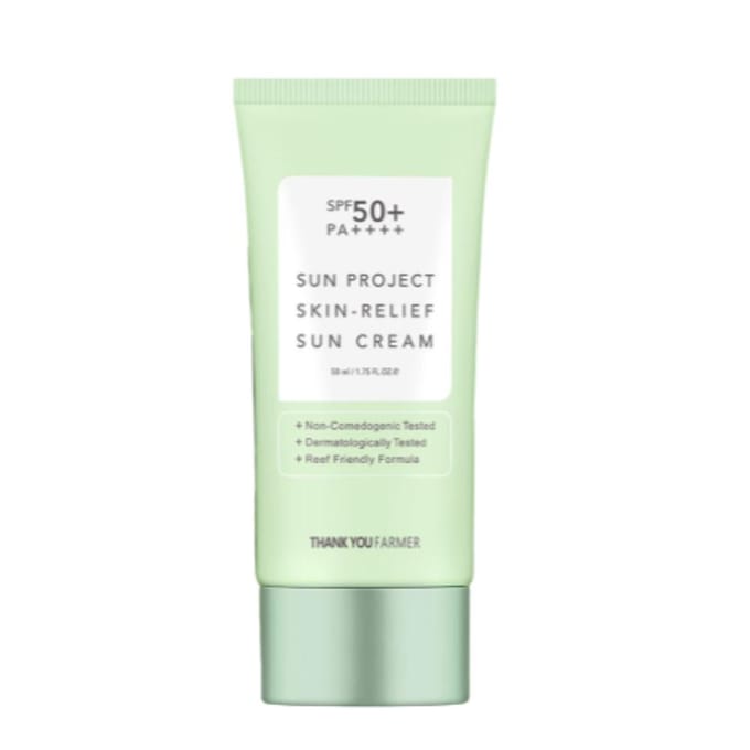 BEDANKT BOER Sun Project Skin Relief Zonnecrème 50ml SPF50+ PA++++ white