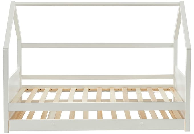 Vente-unique Hutbed hout wit 90 x 190 cm
