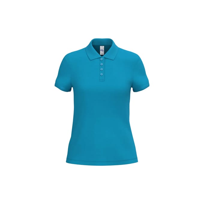Biologisch pique polo voor dames iDeal Basic Brand