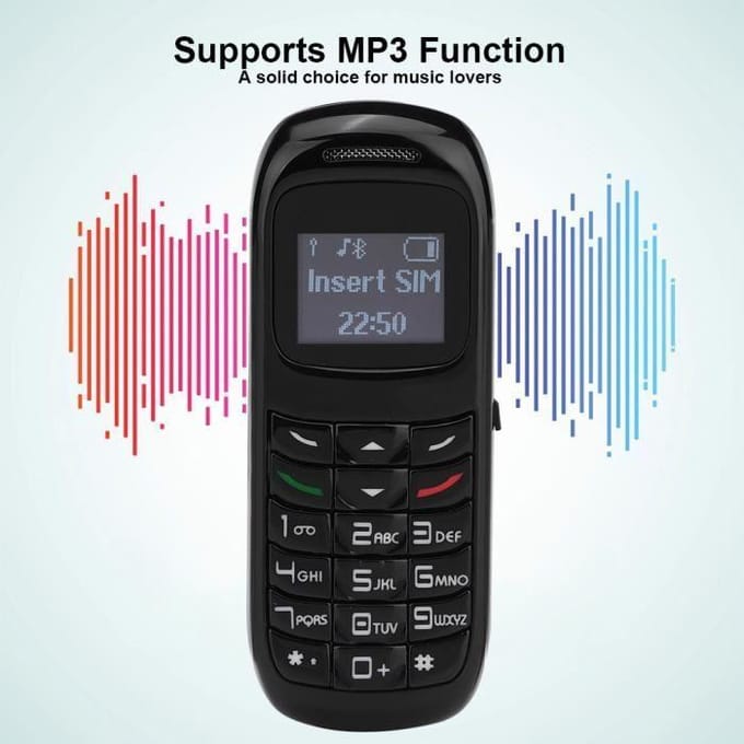 Mini Bluetooth Telefoon - Tbest - BM70 - Bluetooth Oortje - Nano SIM Kaart - Batterij met Hoge Capaciteit