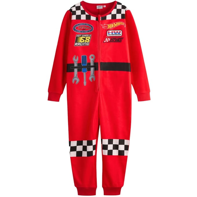 Hot Wheels Jongens Pit Crew Crew Neck Slaappak 11-12 rood