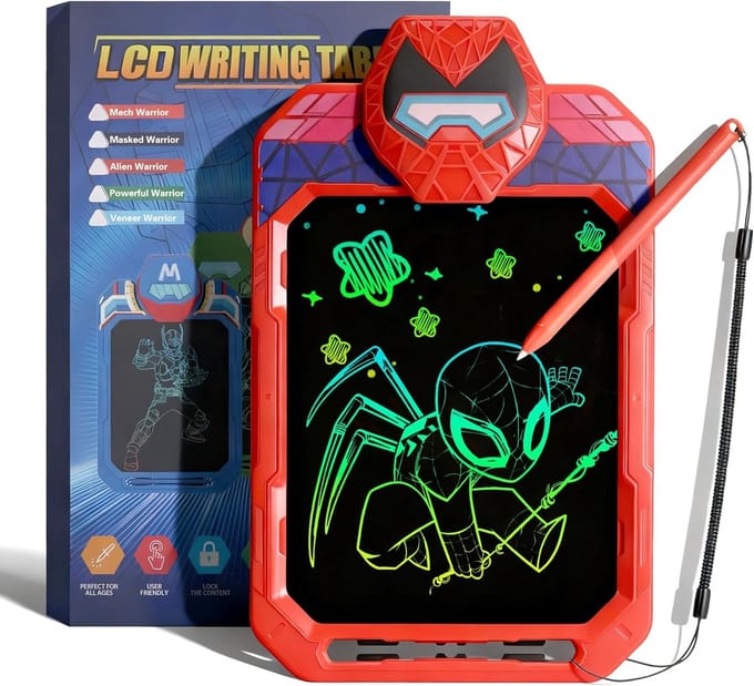 LCD Tekentablet - Tekentablet Kind - Creatief Tekenen - Scherm met Vlekbestendigheid - 10 Inch - Rood