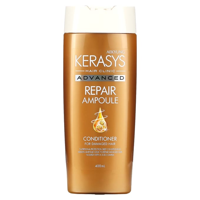 Kerasys, Advanced Raair Ampoule Conditioner, for damaged hair, 400 ml beige