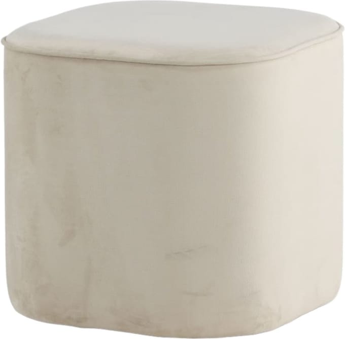 Venture-Home-Poef-Piff-44x44x41-cm-fluweel-wit