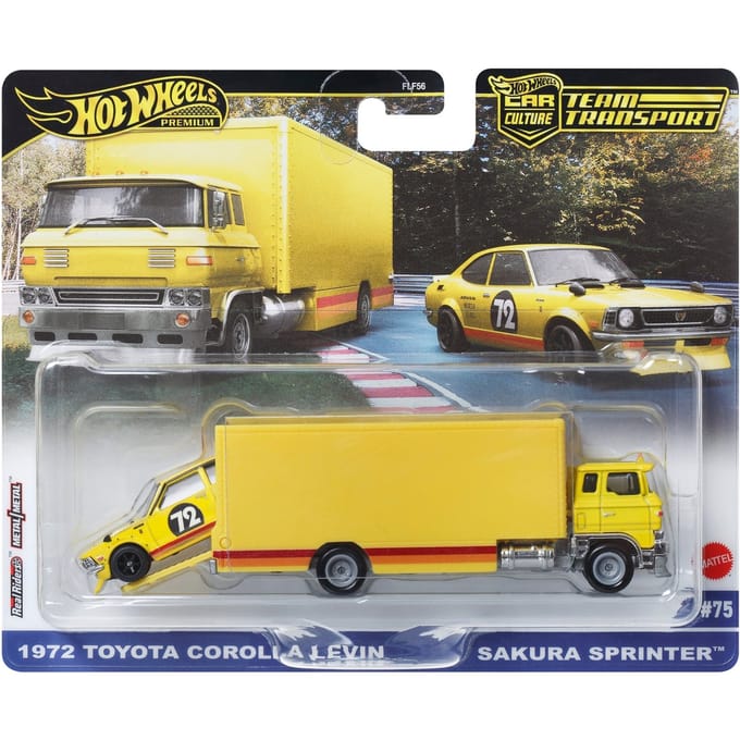 Hot Wheels Premium Team Transport Mix 1 72 Toyota Corolla Levin