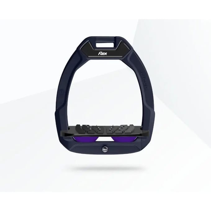 Veiligheidszittingen Paardrijden Ingebogen Ultra Grip Rood/Zwart/Paars Flex-On Safe-On