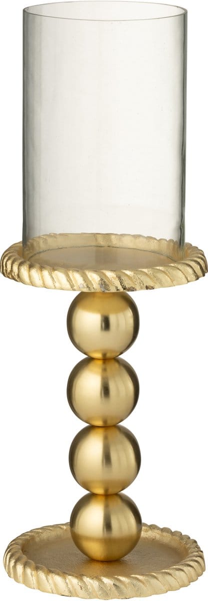 J-Line kandelaar - aluminium - goud - large