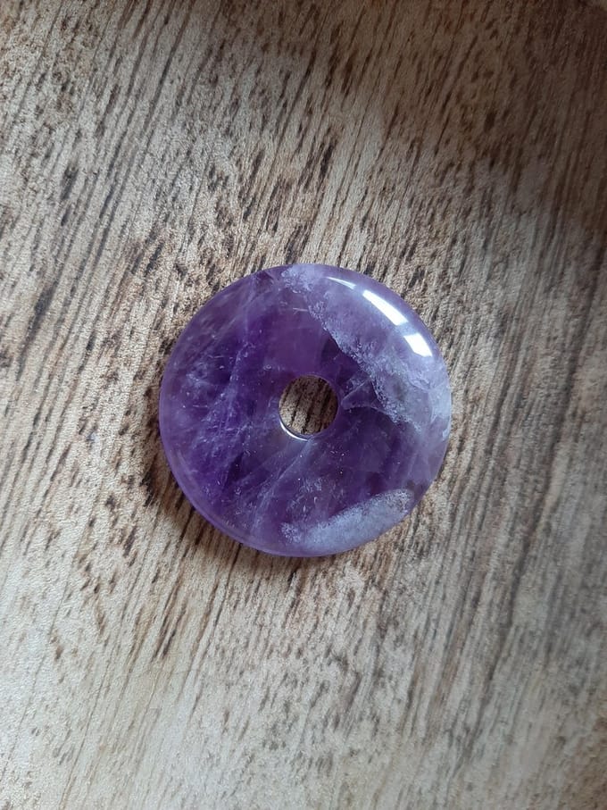 Amethist donut 30 mm