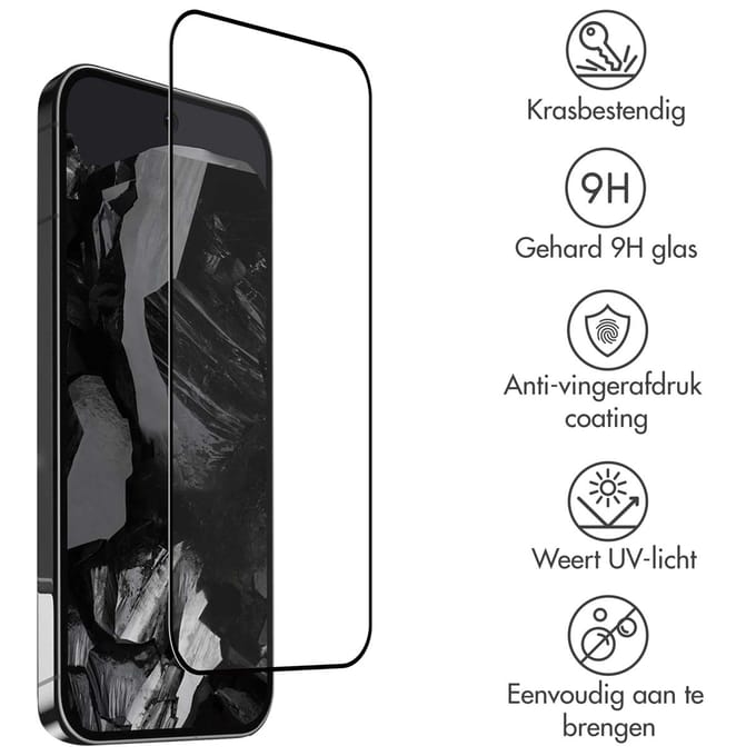 Accezz Screen Protector - Geschikt voor Google Pixel 10 Pro XL / 9 Pro XL - Gehard Glass Full Cover
