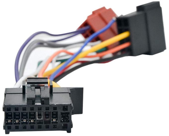 Universele 16-pins ISO Auto Radio Adapter Kabelboom Connector