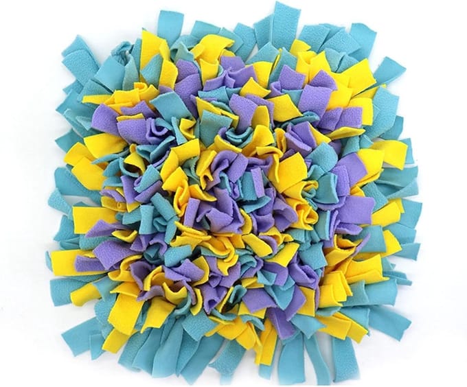 Snuffelmat Honden - Interactief Speelkleed - Mentale Stimulatie - Machine Wasbaar - 45 x 45 cm - Groen