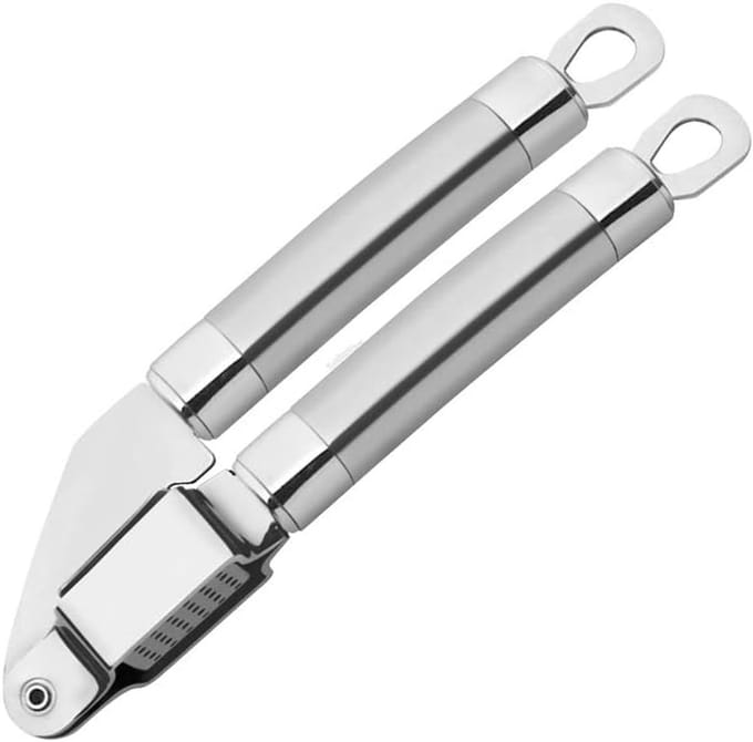 Keukenhulp - Keukenaccessoire - Knoflook Persen - Vaatwasserbestendig - 28 cm - Zilver