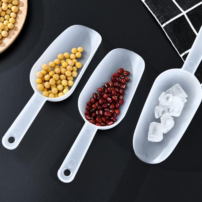 1 mini cuillère à glace en plastique transparent, cuillère à riz pour mariages, bonbons, desserts, buffet, crème glacée, poudre de protéines pur