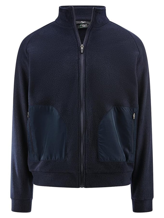 Fleece-vrijetijdsjack Van Authentic Klein blauw