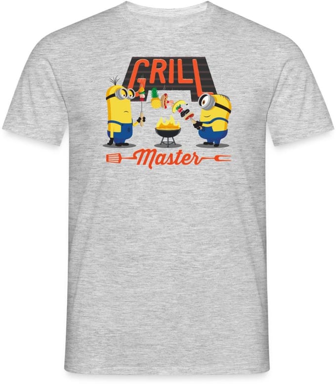 Minions Grill Master T-Shirt Heren
