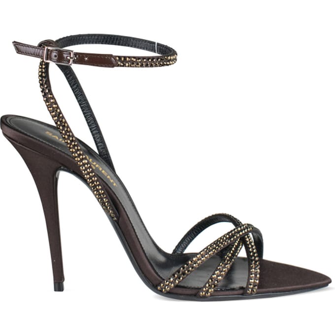 Saint Laurent Ava Sandalen Bruin