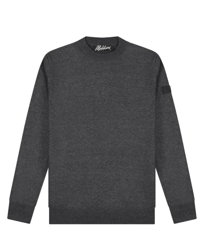 Malelions - Trui Anthraciet Malelions Sweaters Anthraciet Mm3-aw24-05