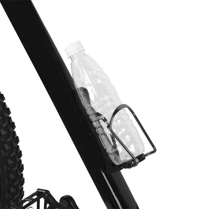 Alliage d'aluminium Réglable Porte-bouteille d'eau de vélo Cyclisme Vélo Support de montage Accessoire Noir noir