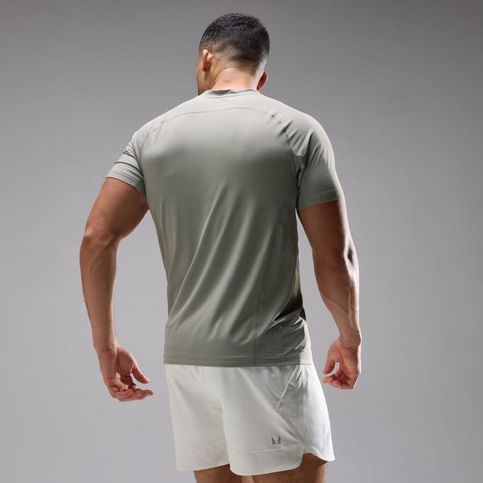 MP Heren Training Ultra Mesh T-Shirt - Fossil - XS