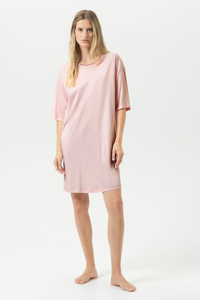 Bigshirt Serie Simple Stripes Bridal Rose
