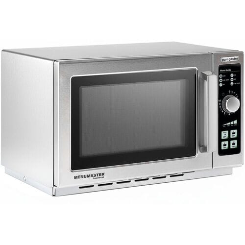 GGM Gastro Magnetron - 34l - 1100W - Mechanisch zilver