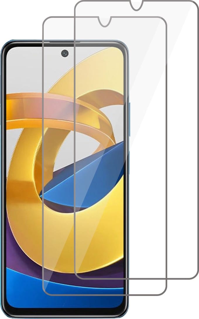 Screenprotector geschikt voor Xiaomi Poco M4 Pro 5G - Glas Screen Protector - 2 Stuks