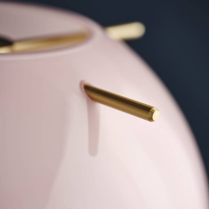 Frandsen Koi Hanglamp Ø19 Opaal Rose/ Messing Stokken