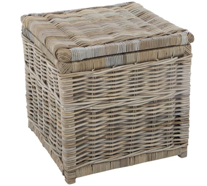 Rotan Opbergmand Lio - Grey - 60x60xH60 cm - Vierkant